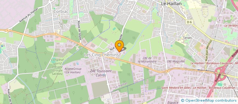 localisation de l'entreprise VIVALDI PAC  LE HAILLAN