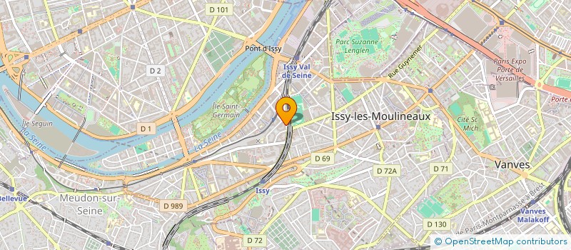 localisation de l'entreprise VIVALDI SPORTS à ISSY-LES-MOULINEAUX