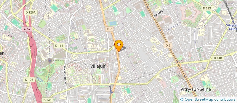 localisation de l'entreprise VIVALDI94  VILLEJUIF