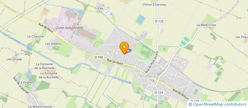 localisation de l'entreprise VIVALOCAH  PRAHECQ