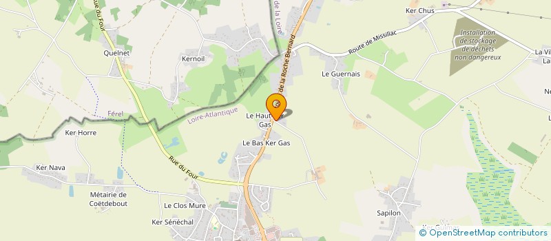 localisation de l'entreprise VIVALOU à HERBIGNAC