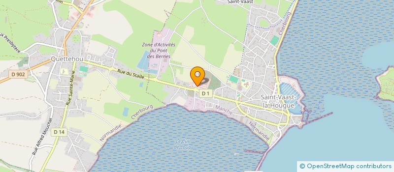 localisation de l'entreprise VIVALOU  SAINT-VAAST-LA-HOUGUE