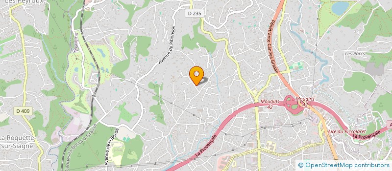 localisation de l'entreprise VIVALOUKA à MOUGINS