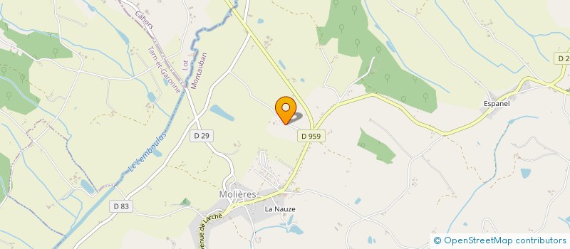 localisation de l'entreprise VIVAMODA  PUYCORNET