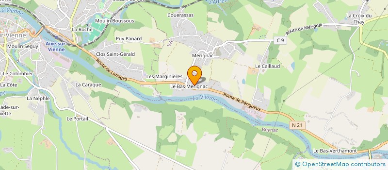 localisation de l'entreprise VIVANA HYGIENE à ISLE