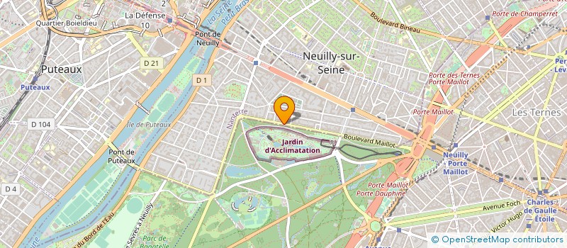 localisation de l'entreprise VIVANCE à NEUILLY-SUR-SEINE