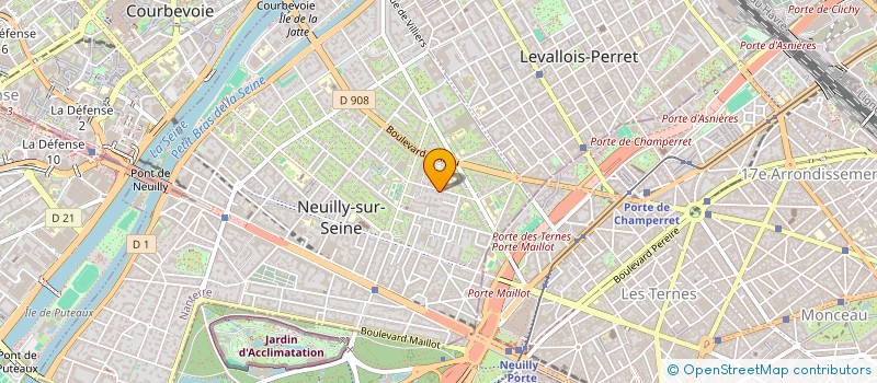 localisation de l'entreprise VIVANCE AGENCY à NEUILLY-SUR-SEINE