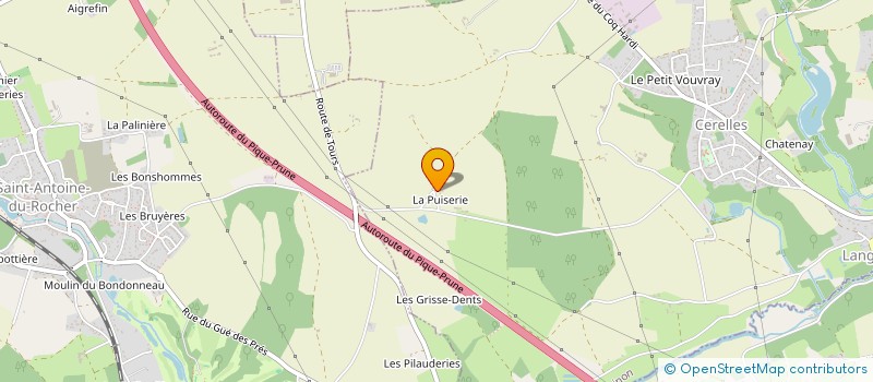 localisation de l'entreprise VIVANDA à CERELLES