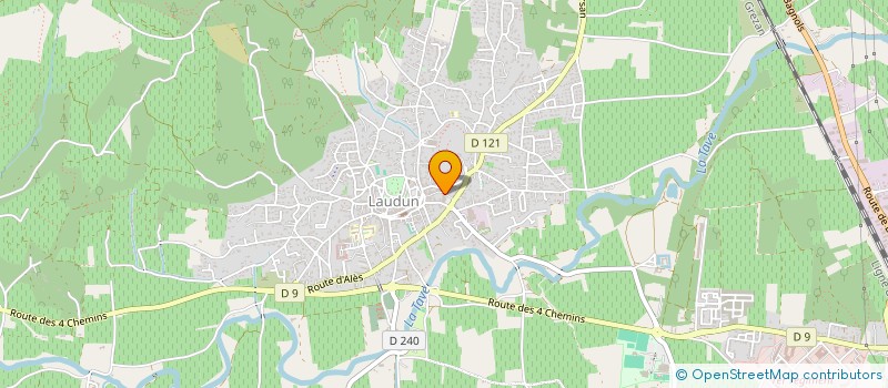 localisation de l'entreprise VIVANO  LAUDUN-L'ARDOISE