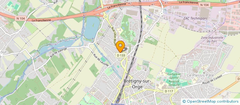localisation de l'entreprise VIVANOA à BRETIGNY-SUR-ORGE