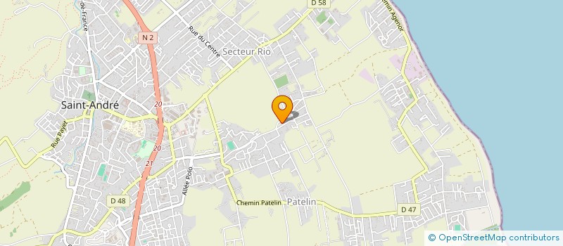 localisation de l'entreprise VIVANOU à SAINT-ANDRE