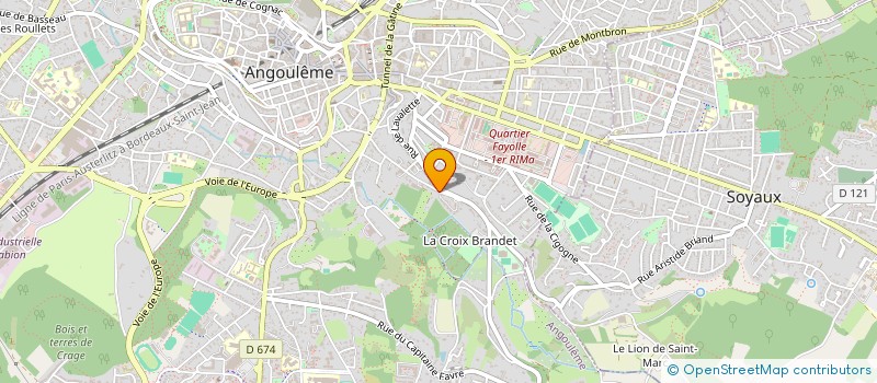 localisation de l'entreprise VIVANT.ES à ANGOULEME