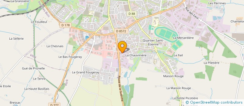 localisation de l'entreprise VIVAOUEST à VITRE