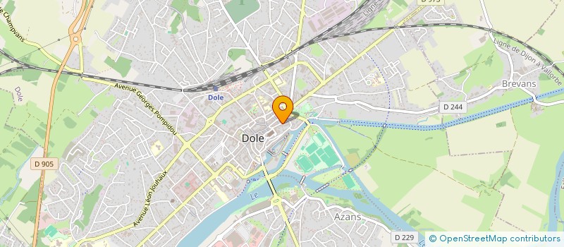 localisation de l'entreprise VIVAPAIX à DOLE