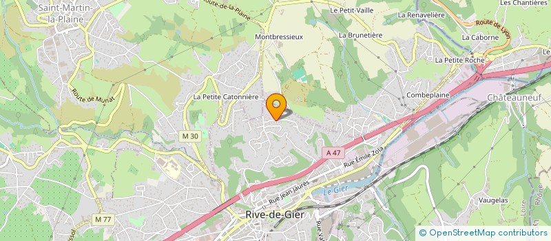 localisation de l'entreprise VIVAPROD  RIVE-DE-GIER