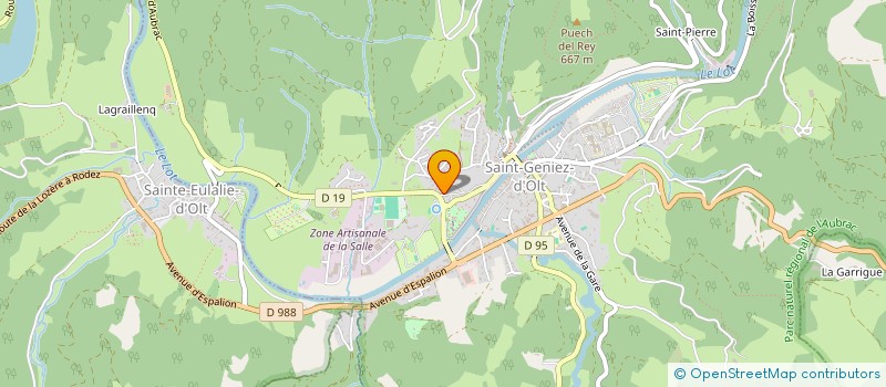 localisation de l'entreprise VIVAREFA  SAINT GENIEZ D'OLT ET D'AUBRAC