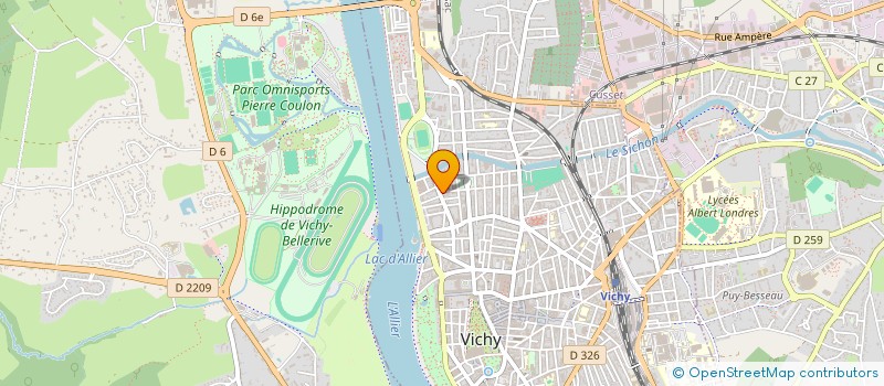 localisation de l'entreprise VIVAREP à VICHY