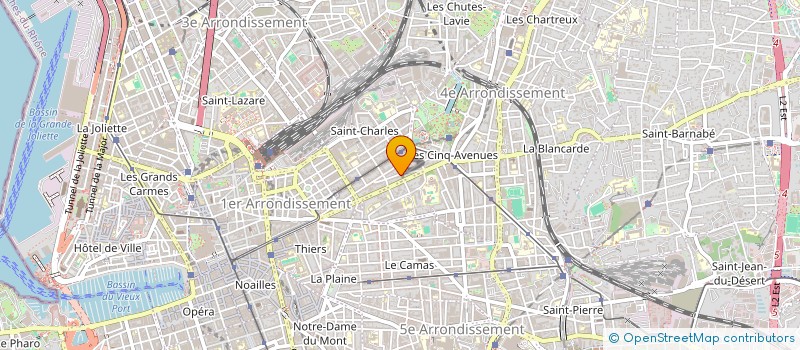 localisation de l'entreprise VIVARIUM à MARSEILLE