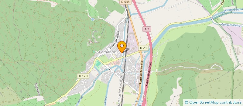 localisation de l'entreprise VIVARM  LAMANON