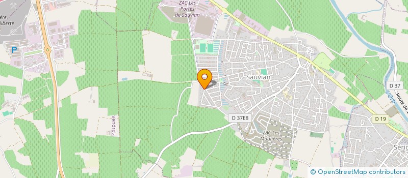 localisation de l'entreprise VIVASCENE  SAUVIAN
