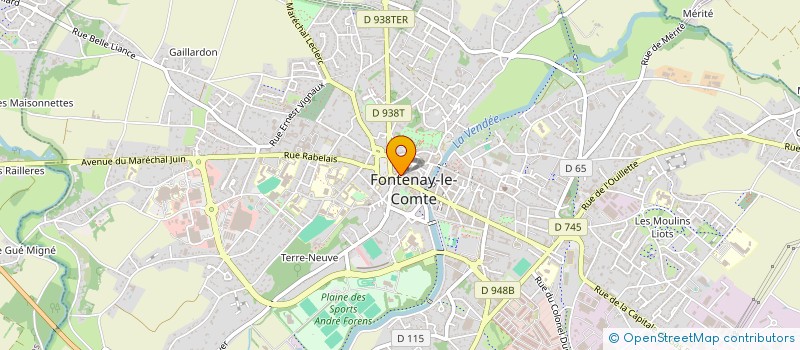 localisation de l'entreprise VIVASMOSE  FONTENAY-LE-COMTE