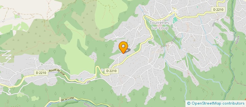 localisation de l'entreprise VIVAT CRESCAT FLOREAT  TOURRETTES-SUR-LOUP