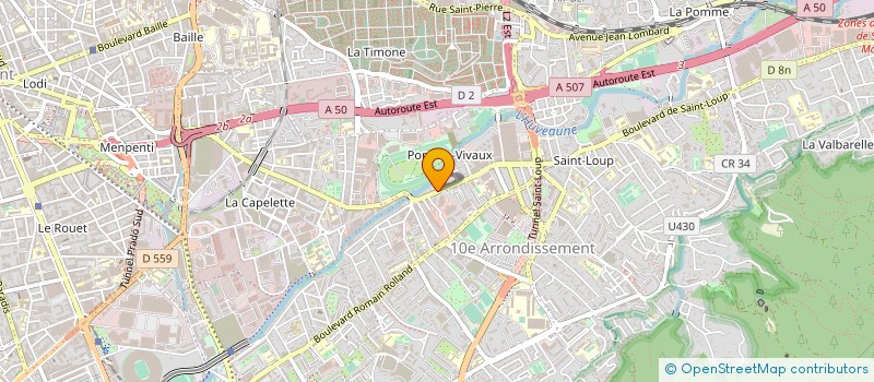 localisation de l'entreprise VIVAUX  MARSEILLE