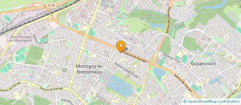 localisation de l'entreprise VIVAVOO  MONTIGNY-LE-BRETONNEUX