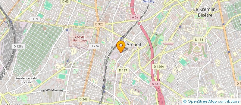 localisation de l'entreprise VIVAX INVEST  ARCUEIL