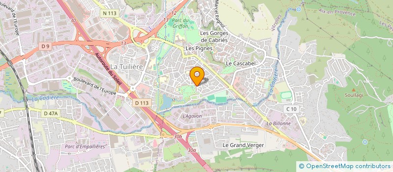 localisation de l'entreprise VIVE 2 MAINS à VITROLLES