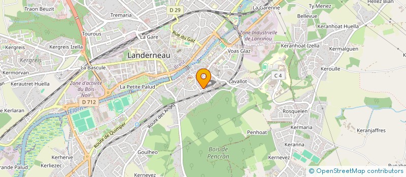 localisation de l'entreprise VIVE  LANDERNEAU