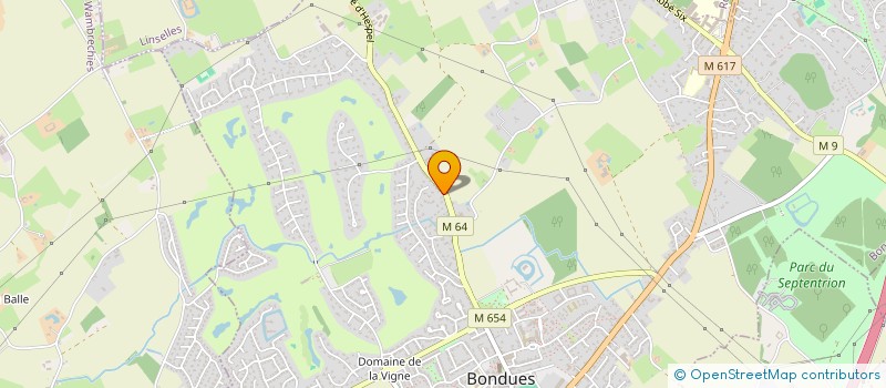 localisation de l'entreprise VIVE LA MER  BONDUES