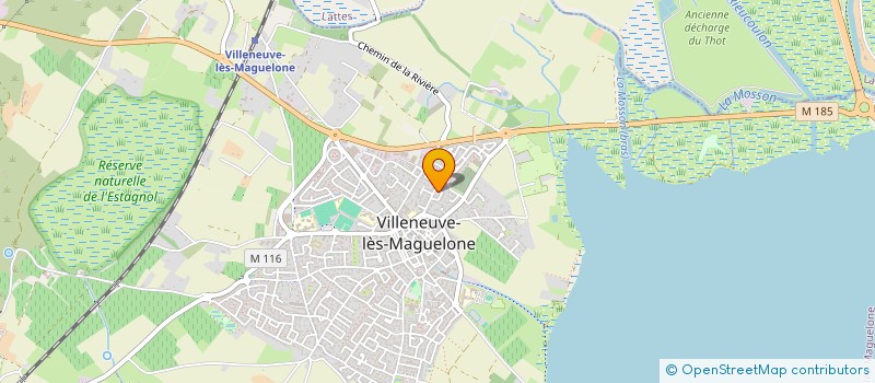 localisation de l'entreprise VIVE LA MUSIQUE  VILLENEUVE-LES-MAGUELONE