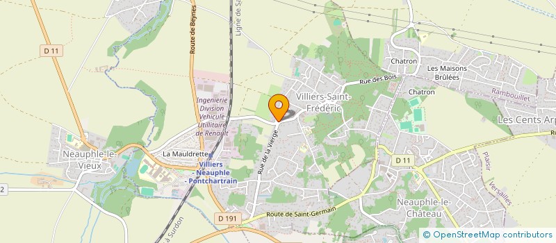 localisation de l'entreprise VIVE LA SCENE  VILLIERS-SAINT-FREDERIC