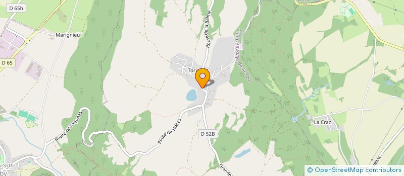 localisation de l'entreprise VIVE LA VIE   ASS 1901  SAINT-BAUDILLE-DE-LA-TOUR