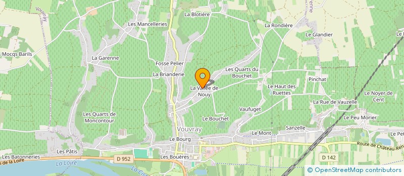 localisation de l'entreprise VIVE VOIE  VOUVRAY