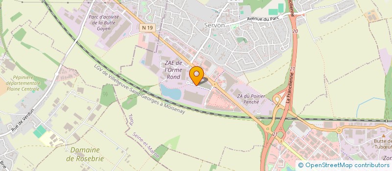 localisation de l'entreprise VIVEA  SERVON