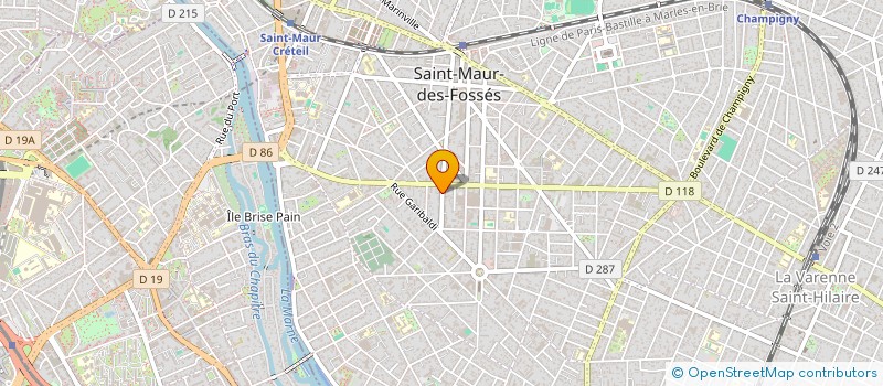 localisation de l'entreprise VIVECTA à SAINT-MAUR-DES-FOSSES