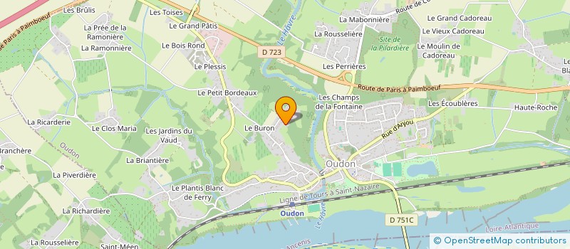 localisation de l'entreprise VIVELAVIE  OUDON