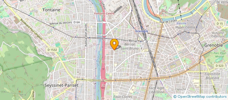 localisation de l'entreprise VIVEMBAL à GRENOBLE