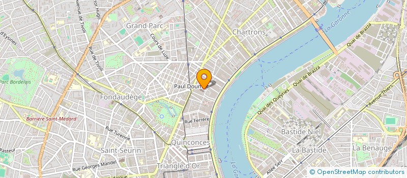 localisation de l'entreprise VIVEMENT LUNDI à BORDEAUX