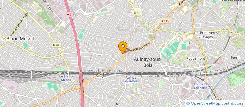 localisation de l'entreprise VIVENCIELLE à AULNAY-SOUS-BOIS
