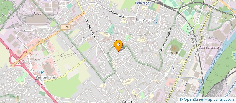 localisation de l'entreprise VIVENERGIE à ANZIN