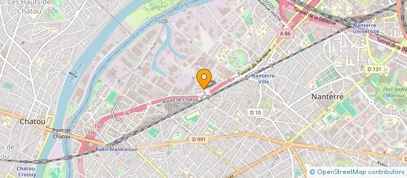 localisation de l'entreprise VIVENT LES RESTOS  NANTERRE