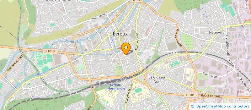 localisation de l'entreprise VIVEO  EVREUX