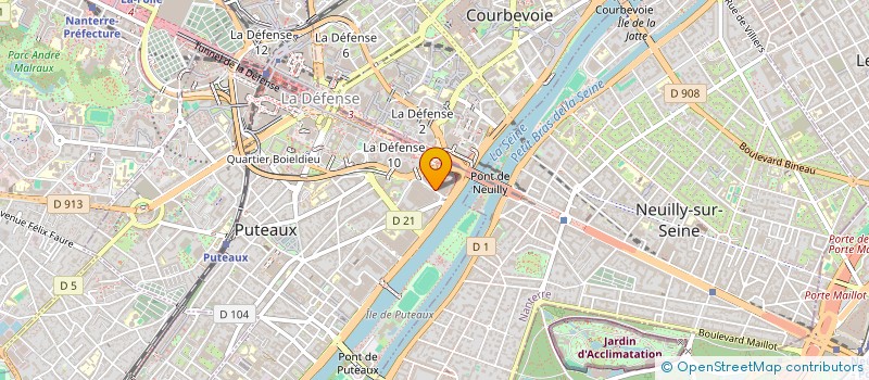 localisation de l'entreprise VIVEO ASSURANCE à PUTEAUX