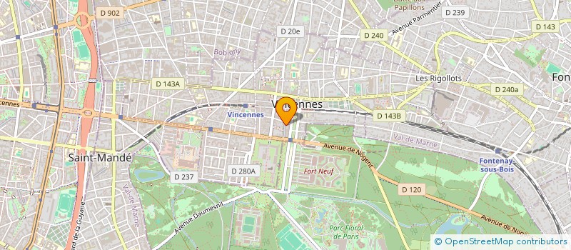 localisation de l'entreprise VIVEPAO à VINCENNES