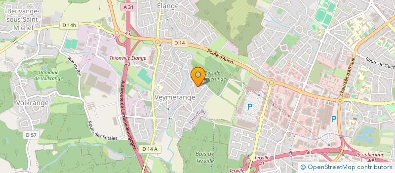localisation de l'entreprise VIVERRINUS à THIONVILLE