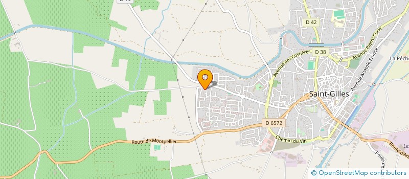 localisation de l'entreprise VIVES MARIE  SAINT-GILLES