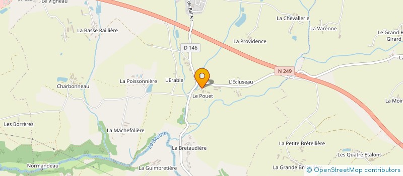 localisation de l'entreprise VIVESCO FINANCES à SEVREMOINE